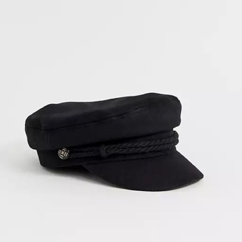 Black Baker Boy Hat